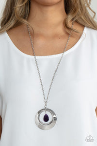 Inner Tranquility - Purple Necklace - Sabrina's Bling Collection