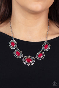 Meadow Wedding - Red Necklace - Sabrina's Bling Collection