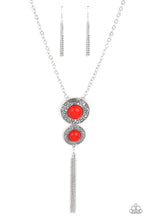 Load image into Gallery viewer, Abstract Artistry - Red Necklace - Sabrina's Bling Collection
