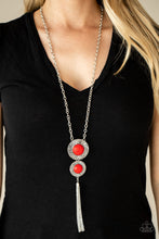 Load image into Gallery viewer, Abstract Artistry - Red Necklace - Sabrina's Bling Collection