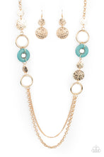 Load image into Gallery viewer, Grounded Glamour - Gold Necklace - Sabrina's Bling Collection