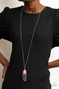 Musically Mojave - Pink Necklace - Sabrina's Bling Collection