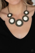 Load image into Gallery viewer, She Went West - Brass Necklace - Sabrina's Bling Collection