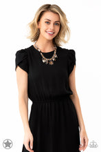 Load image into Gallery viewer, Charmed, I Am Sure - Brown Blockbuster Necklace - Sabrina's Bling Collection