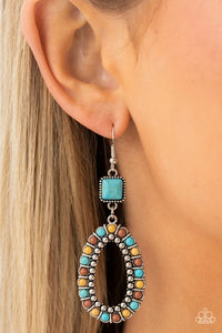 Napa Valley Luxe - Multi Stone Teardrop Earrings - Sabrinas Bling Collection