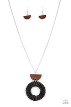 Load image into Gallery viewer, Homespun Stylist - Black Wood Necklace - Sabrina's Bling Collection