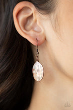Load image into Gallery viewer, Keys to the ANIMAL Kingdom - Copper Chevron Necklace - Sabrina's Bling Collection