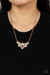 Lavishly Loaded - Copper Necklace - October 2021 Life Of The Party - Sabrina's Bling Collection