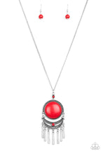 Load image into Gallery viewer, Rural Rustler - Red Necklace Paparazzi Accessories - Sabrina's Bling Collection