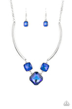 Load image into Gallery viewer, Divine IRIDESCENCE - Blue Necklace - October 2021 Life Of The Party - Sabrina's Bling Collection