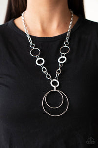 HOOP du Jour - White Necklace - Sabrina's Bling Collection