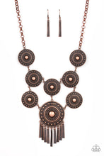 Load image into Gallery viewer, Modern Medalist - Copper Necklace - Sabrina's Bling Collection
