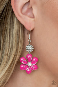 Bewitching Botany - Pink Flower Earrings - September 2022 Fashion Fix - Sabrinas Bling Collection