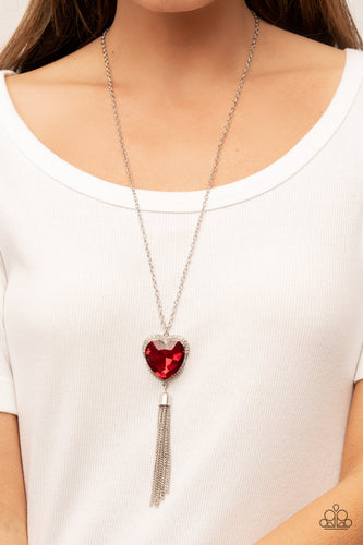 Finding My Forever - Red Heart Necklace - Sabrina's Bling Collection