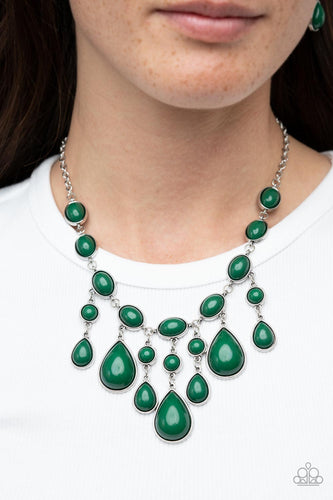 Mediterranean Mystery - Green Necklace - Sabrina's Bling Collection