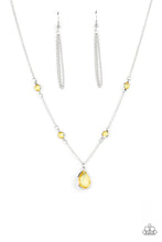 Load image into Gallery viewer, Romantic Rendezvous - Yellow Necklace - Sabrina's Bling Collection