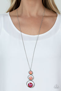 Celestial Courtier - Orange Coral Necklace - Sabrina's Bling Collection