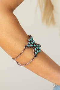 Pleasantly Plains - Copper & Turquoise Bracelet - Sabrinas Bling Collection