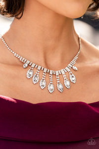 REIGNING Romance - White Necklace - November 2022 Life Of The Party - Sabrinas Bling Collection