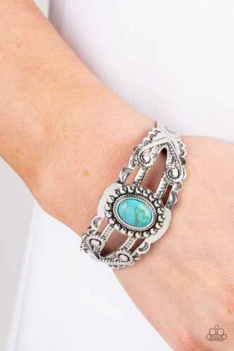 Sonoran Soul Searcher - Blue Turquoise Bracelet - Sabrinas Bling Collection