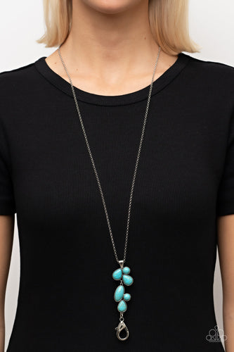 Wild Bunch Flair - Blue Turquoise Necklace - Sabrina's Bling Collection