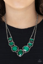 Load image into Gallery viewer, Absolute Admiration - Green Necklace - Sabrina's Bling Collection