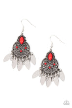 Load image into Gallery viewer, Galapagos Glamping - Red Earrings - Sabrina's Bling Collection