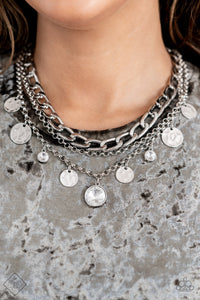 Industrial Noise - White Necklace - September 2022 Fashion Fix - Sabrina's Bling Collection