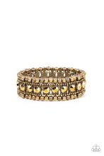 Load image into Gallery viewer, Ritzy Reboot - Brass &amp; Aurum Rhinestone Bracelet - Sabrinas Bling Collection