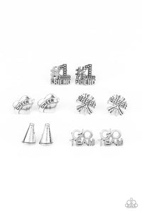 Little Divas - Cheerleader Inspirated Earring 5 Pack - Sabrina's Bling Collection