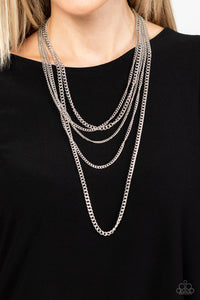 Top of the Food Chain - Silver Necklace - Sabrinas Bling Collection