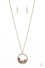 Load image into Gallery viewer, Galactic Glow - Brass Necklace - Sabrina's Bling Collection