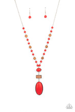 Load image into Gallery viewer, Naturally Essential - Red Necklace - Sabrina's Bling Collection