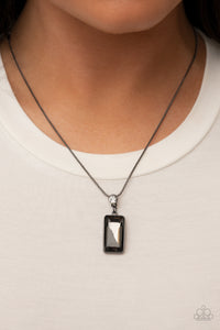 Cosmic Curator - Black Smoky Necklace - Sabrina's Bling Collection