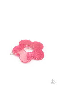 Flower Child Garden - Pink Flower Barrette - Sabrina's Bling Collection