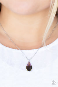 Prismatically Polished - Purple Necklace - Sabrina's Bling Collection