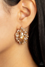 Load image into Gallery viewer, We All Scream for Ice QUEEN - Gold Earrings - Sabrina&#39;s Bling Collection
