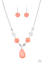 Load image into Gallery viewer, DEW What You Wanna DEW - Orange Necklace - Sabrina's Bling Collection