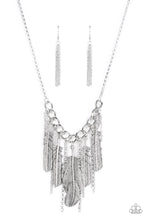 Load image into Gallery viewer, NEST Friends Forever - Silver Feather Necklace - Sabrina's Bling Collection