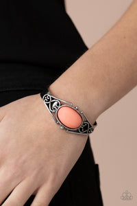 Springtime Trendsetter - Orange Bracelet - Sabrina's Bling Collection