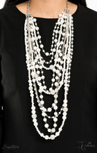 Load image into Gallery viewer, RETIRED VINTAGE- THE LECRICIA 2020- PAPARAZZI EXCLUSIVE ZICOLLECTION PEARL NECKLACE  SABRINA&#39;S BLING COLLECTION