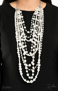 RETIRED VINTAGE- THE LECRICIA 2020- PAPARAZZI EXCLUSIVE ZICOLLECTION PEARL NECKLACE  SABRINA'S BLING COLLECTION