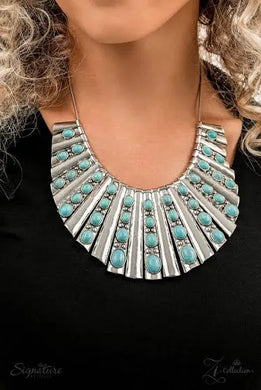 The Ebony 2022 Paparazzi Zi Collection - Silver Necklace Sabrinas Bling Collection
