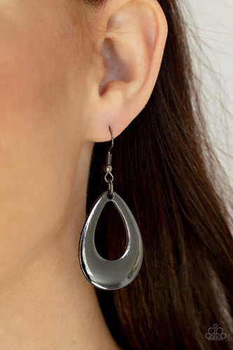 All Allure, All The Time - Black Earrings - Sabrina's Bling Collection