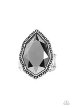 Load image into Gallery viewer, Avant-GRANDEUR - Silver Hematite Ring - Sabrina&#39;s Bling Collection