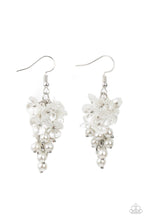 Load image into Gallery viewer, Bountiful Bouquets - White Earrings - Sabrina&#39;s Bling Collection