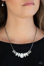 Load image into Gallery viewer, Bride-to-BEAM - Black &amp; White Rhinestone Necklace - Sabrina&#39;s Bling Collection