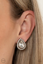 Load image into Gallery viewer, Cosmic Castles - Copper &amp; Rhinestone Earrings - Sabrina&#39;s Bling Collection