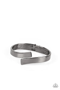 Dare to Flare - Black Gunmetal Bracelet - Sabrina's Bling Collection