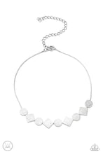 Load image into Gallery viewer, Dont Get Bent Out Of Shape - Silver Necklace - Sabrina&#39;s Bling Collection